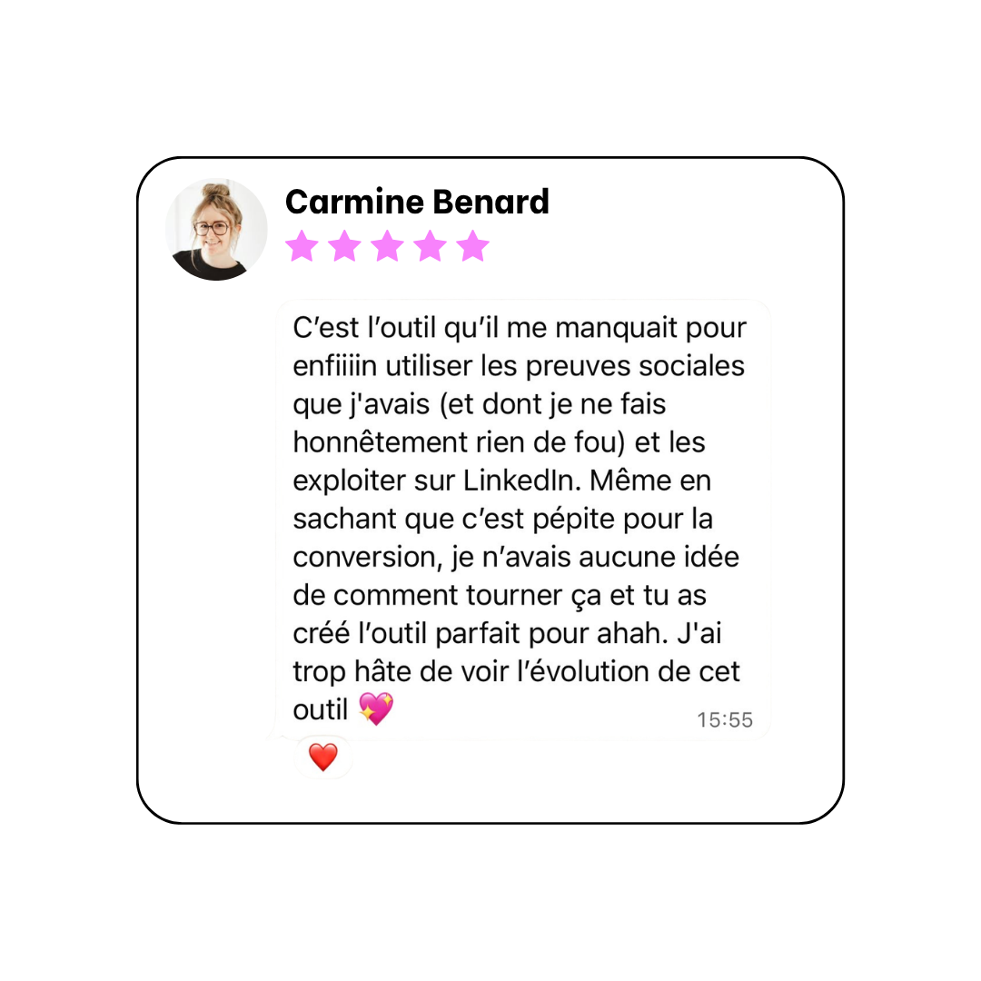 Témoignage de Carmine Benard sur K-Client